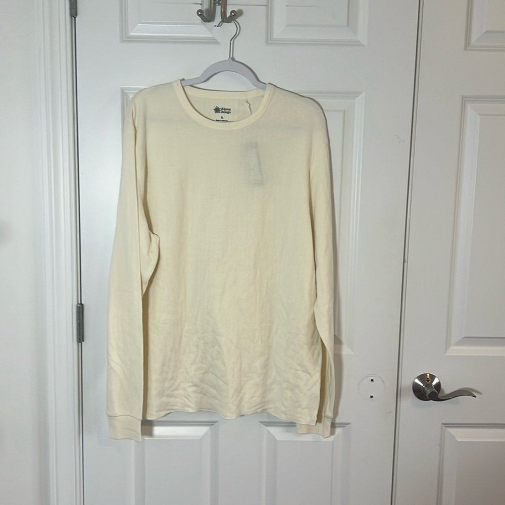 Alpine Design Size XL Duofold Crew Off White New with tags